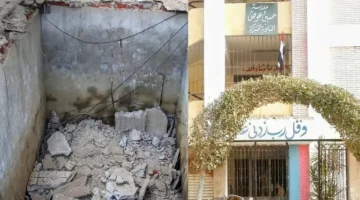 انهيار مفاجئ.. سقف خزان صرف صحي يهدد سلامة 12 طالبة في مدرسة بالجيزة